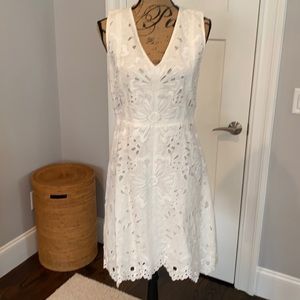Theory White Linen Dress